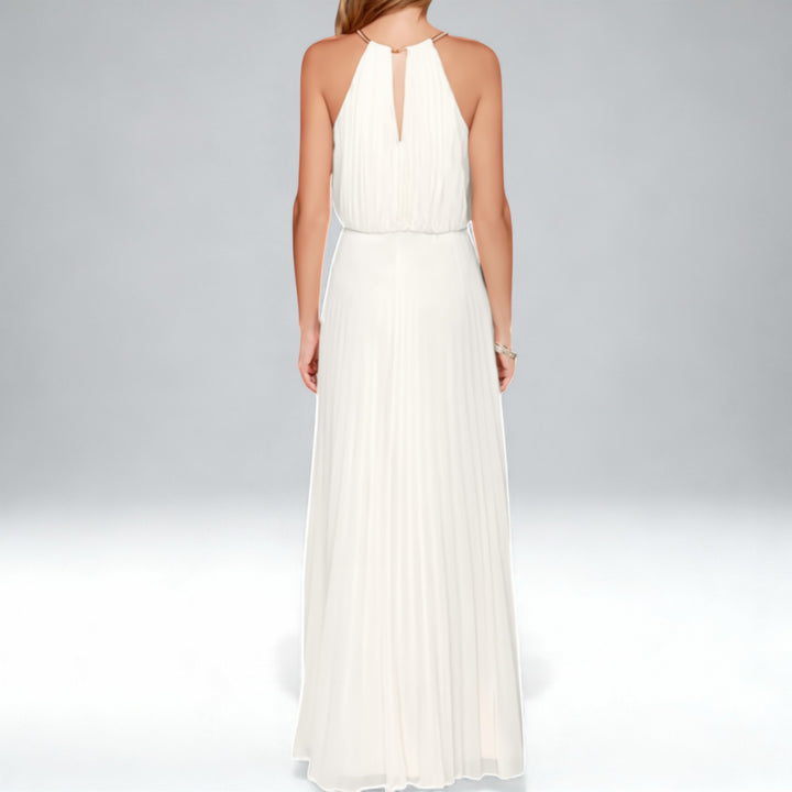 NORMA — Vestido de pregas elegante