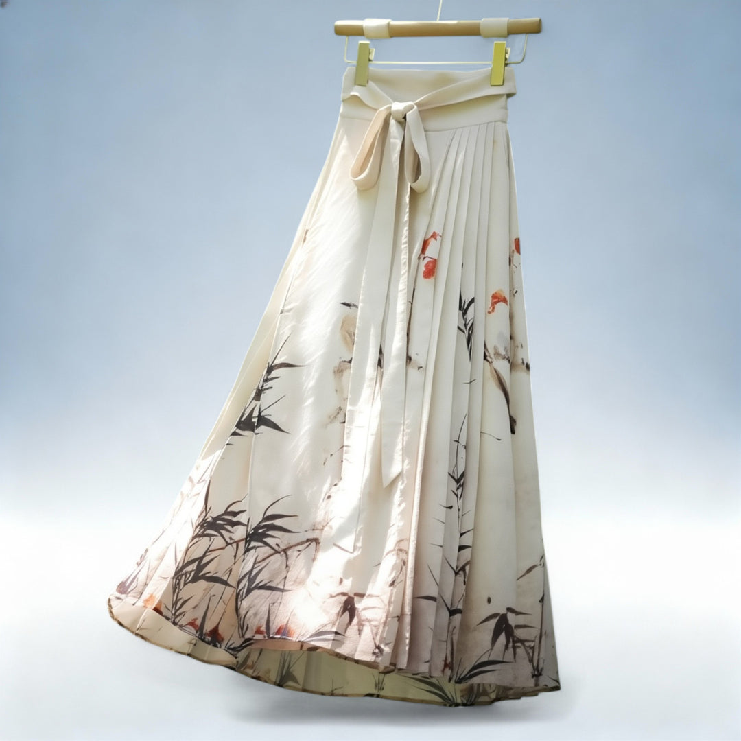 ISABELA — Conjunto Tencel com Padrão Floral | Elegância Clássica