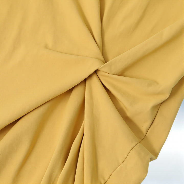 OLIVIA — Vestido Casual Comprido com Nó | Estilo Contemporâneo