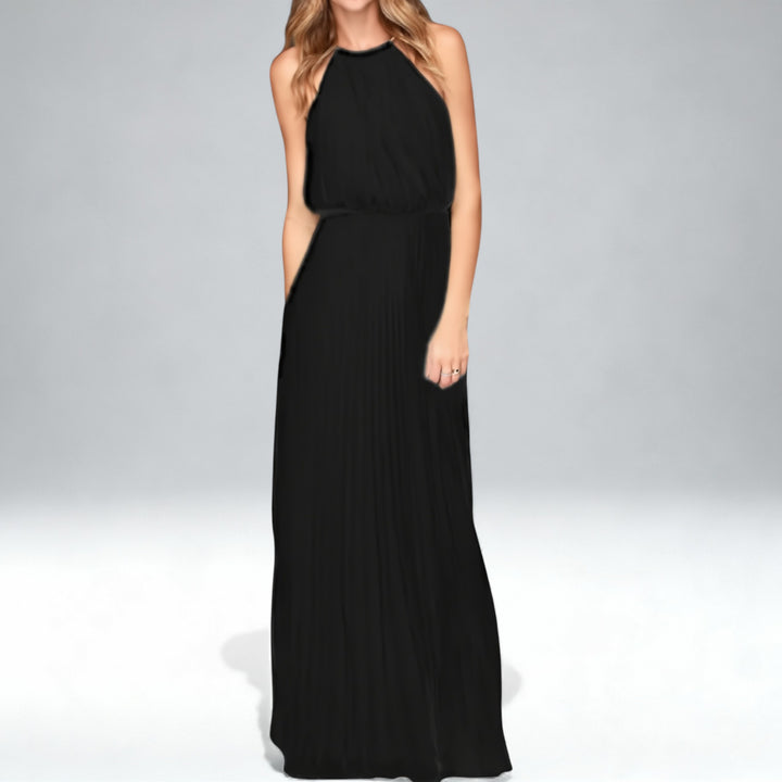 NORMA — Vestido de pregas elegante