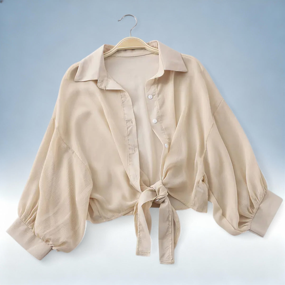 MILÃO — Camisa Chiffon Leve | Elegância Fluida