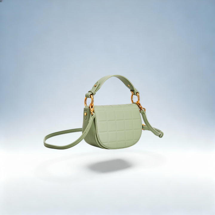 DIANA — Mala Verde Flap Tote | Charme Clássico