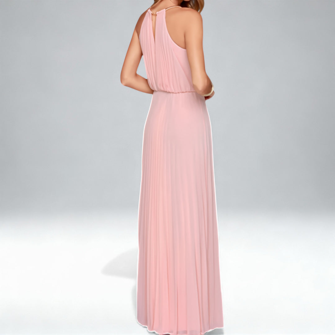 NORMA — Vestido de pregas elegante