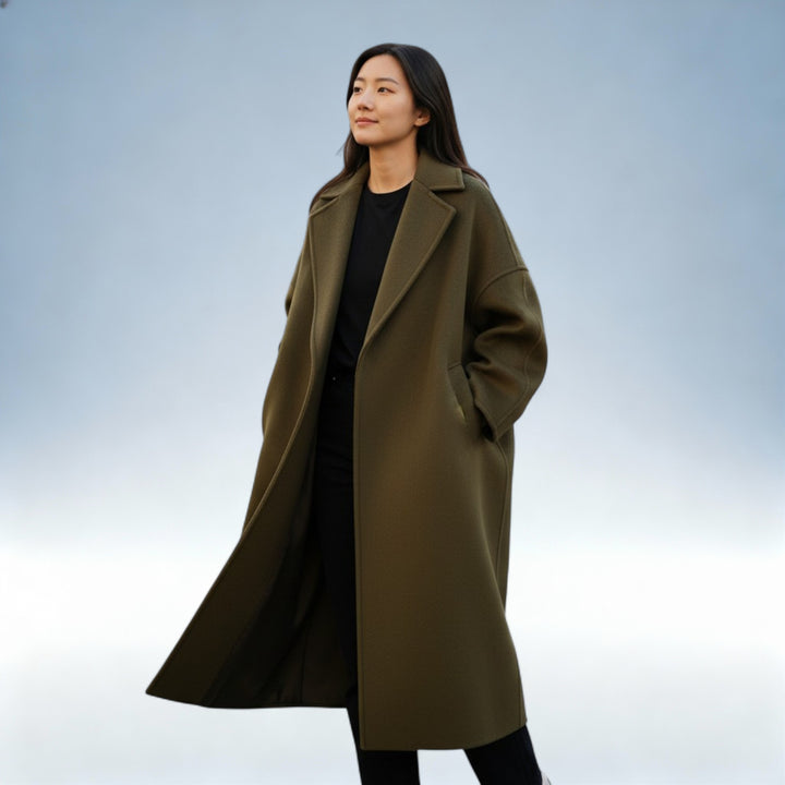 SIMONE — Casaco Lã Blend Premium | Elegância Invernal